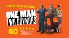 One Man, Two Guvnors UK and Ireland tour 2014-2015 One Man, Two Guvnors. A 50 star hit, with three tour cast members and suitcases