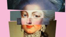 The Beaux' Stratagem - Portrait of an 18th century woman, collaged and retouched