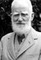 Shaw and Superman Platform talk. Photo of Bernard Shaw